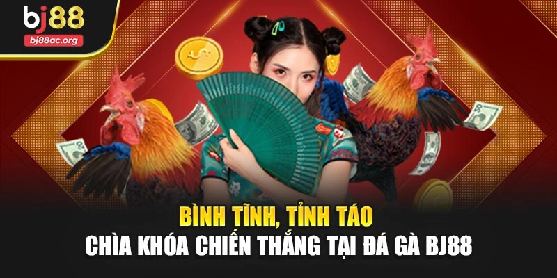 Bình tĩnh, tỉnh táo – Chìa khóa chiến thắng tại Đá gà BJ88